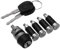 Start Key Lock Schalter 4 Zündkabel und Schließzylinder Satz für VW T4 Transporter Caravelle MK IV
