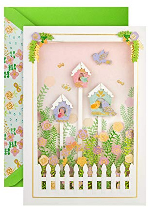 Hallmark Kleine Muttertagskarte – Signature-Kollektion, 3D-Vogelhaus-Design