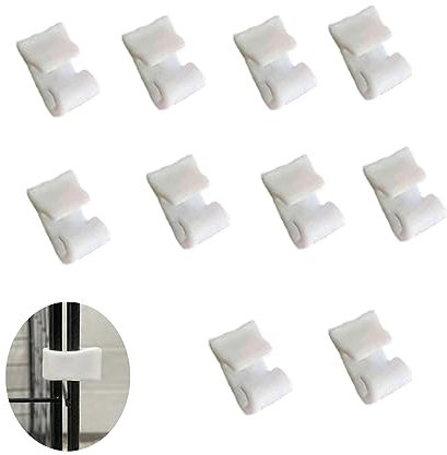 UtySty 20 Pack Wire Cage Clips Cat Cage Door Latch Buckle Lock Snap on Detachable Connector Clamp for DIY Assembly Kitten Puppy Chicken Quail Pigeon Dog Rabbit Cages Gate Yard