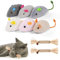 Adiwo Bâtons d'herbe à Chat, Ensemble de bâtonnets à mâcher pour Chat Contient 6 Jouets pour Souris en Herbe à Chat, Naturelle Jouet Cataire pour Chat, pour Que Les Chats Jouent mordent mâchent