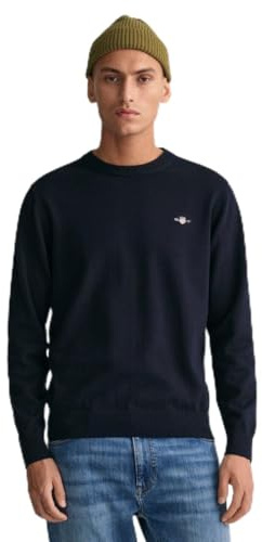 Gant Herren Classic Cotton C-Neck Pullover (1er Pack)