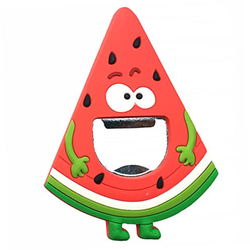GRADENEVE Watermelon Bottle Opener Fridge Magnet Office Home Decor Scratch- Refrigerator Sticker Design Sticker