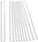 Kunststoff Lineal 30 cm 10 Stück 12 Zoll Transparentes Kunststoff Gerade Messwerkzeug Doppelseitenskala Lineal Set für Schule Büro