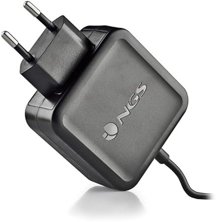 Adaptador de Corriente - Adaptador Universal para Notebook de 45w, con Conector automático, Seguro y Compacto, Ideal para reemplazo o Viaje.*