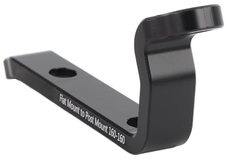 UPALDHOU 160-Mm-Scheibenbremsmontagadapter PM 160 Mm Pfosten Zum Flat Mount Adapter Mountain to Road Bike Disc Brems-Adapter Universal Conversion Solution Lösung Leichtes Aluminium-Aluminium-Build