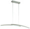 EGLO connect LED Pendelleuchte Fraioli-C, 2 flammige Hängelampe, Hängeleuchte aus Aluminium und Kunststoff in Nickel-Matt, Weiß, Farbtemperaturwechsel (warm, neutral, kalt), RGB, dimmbar, L 105 cm