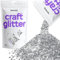 Glitzer zum Basteln Silberharz Trinkgläser Karten Weihnachtsschmuck Kerzen super klobig 100 g / 3,5 oz