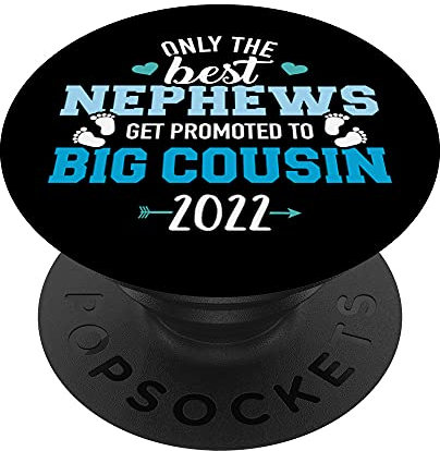 Meilleurs neveux sont promus au rang de grand cousin 2022. PopSockets PopGrip - Support et Grip pour Smartphone/Tablette avec un Top Interchangeable