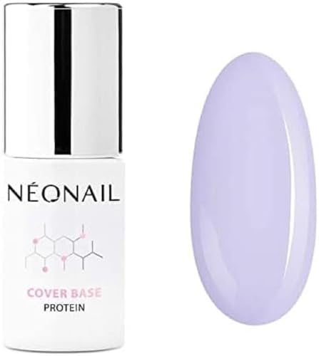 NEONAIL Base Coat for Nails - UV Gel Polish, Pastel Lilac, 7.2 ml, Modeling Base