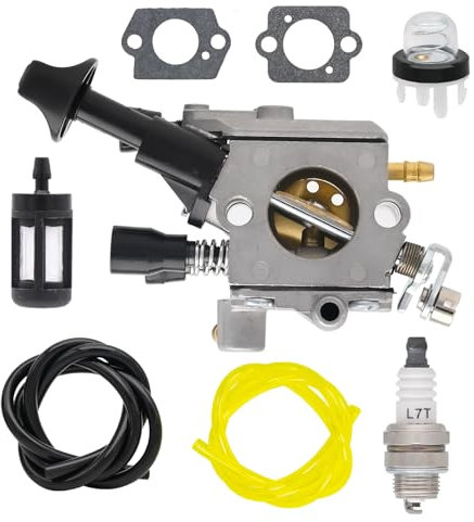 NIMTEK Kit carburatore C1Q-S210 per soffiatore a zaino Stihl BR350 BR350Z BR430 BR430Z SR430 SR450 ricambio 4229 129 0901