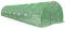 Garden Point Green Foil Tunnel Foil House Foil Carpa Invernadero Plant House Foil Invernadero Casa de Tomates con la Puerta 3m x 10m x 2m