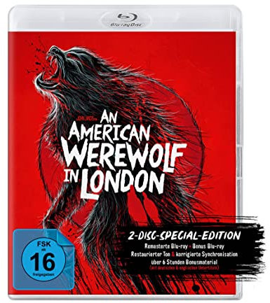 An American Werewolf in London - 2-Blu-ray-Disc-Edition (Woolston Artwork) [Region Free] [Blu-ray]