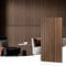Art3d Lot de 2 panneaux acoustiques à lattes en bois pour mur et plafond - Panneau 3D cannelé absorbant le bruit avec finition bois - Noyer,1,44㎡