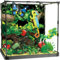 SATHIBI Ensemble de construction d'insectes de forêt tropicale pour adultes, animaux botaniques collection jouets avec LED, modèle de décoration de bureau à domicile et excellent cadeau pour enfants
