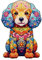 Wooden Puzzles for Adults, 275pcs Cute Poodle Wooden Jigsaw Puzzles for Adults, Unique Animal Shape Puzzles with Wooden Box, 37.9x26.4cm Wooden Puzzle for Family Game and Birthday Gifts