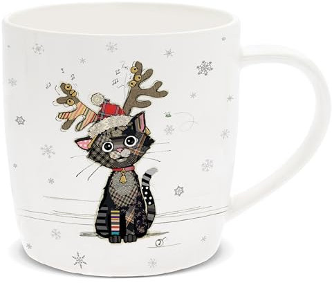 Lesser & Pavey Gift Coffee Mugs| Ceramic Coffee Mugs for Home or Work | Large Mugs for Hot Drinks | Kitten Tea and Coffee Cups - Bug Art