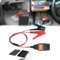 Auto OBD2 ECU Anschluss, OBD2 Fahrzeug ECU Notstromkabel mit Krokodilklemme 12V Universell ECU Notstromkabel für Auto Batterie Ersatz und Schutz von ECU Daten
