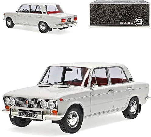 Generisch Lada 2103 1500 Limousine Hell Grau Weiss 1973-1984 1/18 Triple 9 Modell Auto