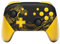 eXtremeRate Coque de Remplacement pour Nintendo Switch Pro Manette, Coques avec Motifs Avant Arrière Poignées Grips pour Manette Switch Pro Glow in Dark - The Great Golden Wave Off Kanagawa Noir