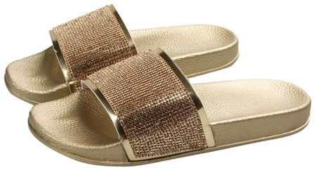 Genérico Chanclas de Mujer y Hombre - Zapatillas de Colores de Imitación, Gruesa, Cómodos y Versátiles Zapatos de Playa para Verano de Goma