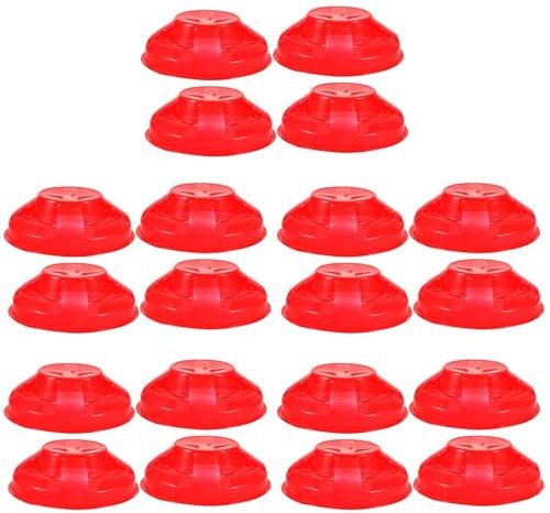 Artibetter 20 Stück Rauchmelderabdeckungen Aus Robustem Kunststoff Staubschutz Und Brandschutz Für Wohn- Und Gewerberäume Einfache Installation Und Langlebiger Rauchmelderschutz