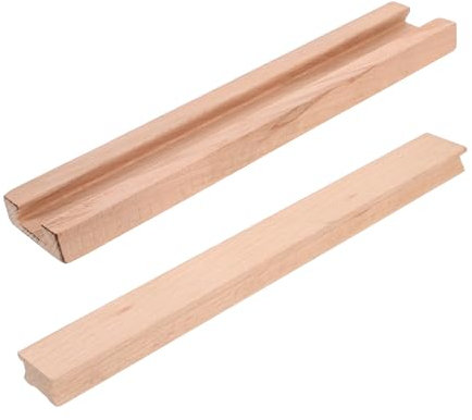 CANIGHT Ausziehbare Schubladenführungen 18-Zoll-schubladenführungen Aus Holz Schienen Zur Unteren Montage Für Kommoden Mittig Montierte Gleitschienen