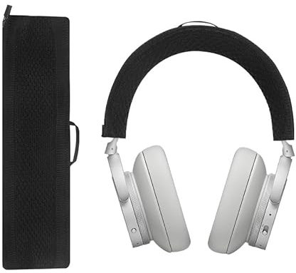 Taoricen Kopfbügel-Schutzhülle für B&O Beoplay H95 ANC/H7/H8/H9/H9i Kopfhörer, Langlebig Gestrickt Kopfband Hülle Kopfhörer-Zubehör (Schwarz)