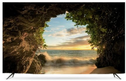 GPDNBIEU, Copertura for TV stampata con paesaggio marino di lusso leggero, protezione morbida for schermo da 43 pollici 55 60 grandi dimensioni for desktop, copertura for curvo appesa a parete(B,40in)