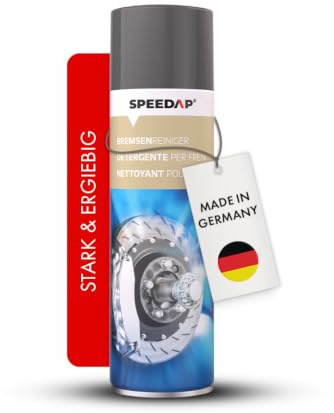 SPEEDAP Bremsenreiniger | Entfernt Öl, Fett, Silikon & Schmutz | Hochdruckspray für Bremsscheiben & Metallteile | Rückstandsfrei & schnell ablüftend | Made in Germany