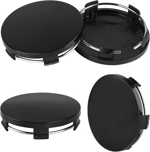 4 Pièces Enjoliveurs de Centre de Roue pour VW Transporter T5 & T6 LWB 03-18, Cache-Moyeu de Jante de Voiture Protecteur Décoratif