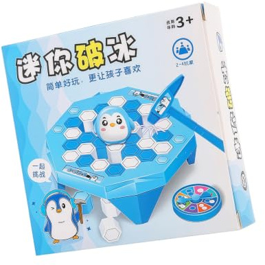 Kfwfuaee Sauver Les Pingouins Frapper la Glace Jeu de Puzzle de Table Jouets avec des marteaux sauver Les Pingouins Jeux de Table Jouet éducatif Frapper la Glace
