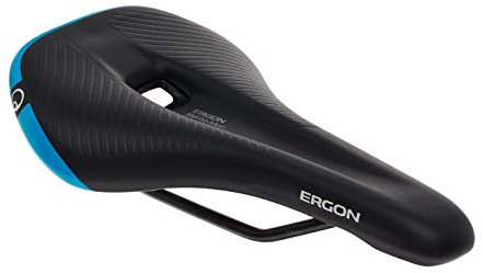 Ergon Herren SM Pro Fahrradsattel, Black/Blue, M/L