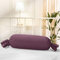 Erwin Müller Nackenrollenbezug Single-Jersey Murnau - aubergine Größe 40x15 cm Ø - bügelfrei, strapazierstark, elastisch, mit Bindeband