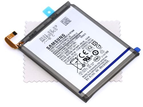 Batterie d'origine Samsung EB-BG977ABU pour Samsung Galaxy S10 5G (G977B) avec Chiffon de Nettoyage Mungoo