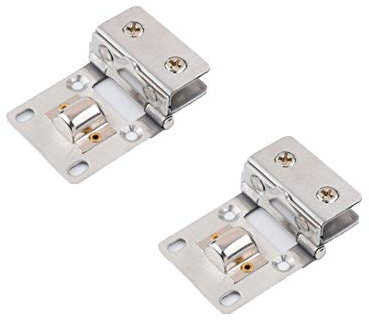 Bisagra de puerta de 90 ° para bisagras de cristal de 5-8 mm de grosor, bisagras de acero inoxidable, 2 unidades