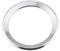 Ihreesy Aluminiumlegierung Auto Lenkrad Center Ring - Dekorativer Ring Kompatibel für X1 X3 X5 X6 E36 E39 E46 E30 E60 E90 E92 F30 F35, Silber