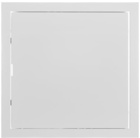 Metall Revisionsklappe 20x20 cm - Serviceklappe zur Inspektion und Abdeckung - 200x200mm Revisionstür - Inspektionstür Zugangstür Wartungsklappe - Stahl Verzinkt Weiß