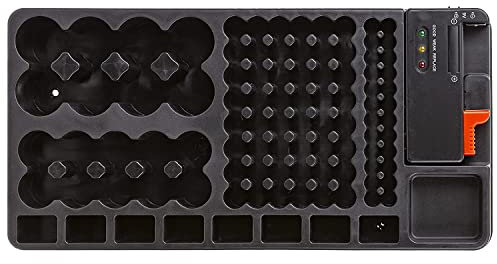 VFM Batterie-Organizer mit abnehmbarem Tester