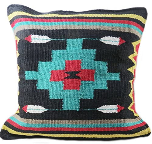 Kissen im Stil der Navajo-Indianer - Sedona IV, 47 x 47 cm