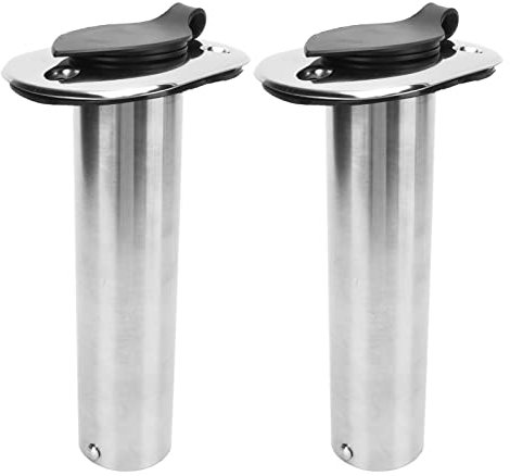 Porte-Canne à pêche pour Bateau 90 ° Bride UV PVC Liner Flush Mount Fishing Rod Clamp 9 316 INOX pour Yacht