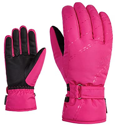Ziener Damen KORVA Ski-Handschuhe/Wintersport | warm atmungsaktiv, pop pink, 7