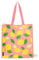 Kate Spade New York Reusable Shopping Bag, Grocery Tote with Shoulder Straps, Large Collapsible Tote, Lemon Toss, L, Market Tote