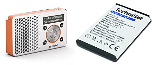 TechniSat DIGITRADIO 1 – tragbares DAB+ Radio mit Akku & Akku zu DIGITRADIO 1/2, TECHNIRADIO RDR, TECHNIRADIO 6 IR (BL-5C, 3.7 V und 1050 mAh