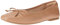 The Drop Damen Ballerinas Pepper mit Schleife, Hellbraun, 39.5