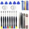25 in 1 Phone Repair Tool Kit, Prying Tool Kit Glasses Repair kit pry Tool pc Tool kit iPhone Repair kit Repair Kit with Magnetic Screwdrivers Set for Smart Phone Disassembly and Repair
