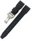 BONOOL Für IWC Le Petit Prince Big Pilot TOP Gun IW3777 Schwarzes Sportfaser-Canvas-Uhrenarmband 20 mm 21 mm 22 mm Nylon-Lederarmband (Farbe: Schwarze quadratische Schnalle, Größe: 20 mm)