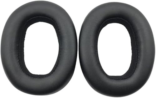 ACCIUK N700NC Ohrpolster, Ersatz, Reparaturzubehör, ultraweiche, bequeme, belastbare Ohrpolster, kompatibel mit AKG N700NC Kopfhörern (schwarzes Leder)