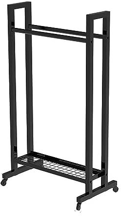 Badmintonschläger Halterung Tennisschläger Halter Garage/ Fitnessstudio Racquetball Schläger Wagen Mit Rädern, Badmintonschläger Bodenhalter Für Kinder/ Erwachsene, Tennisbälle Aufbewahrungskorb, Schw