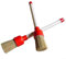 Brosses de nettoyage, brosse applicateur, machine de retrait de pneus, outil de réparation de pneus de graisse, poignée droite en plastique