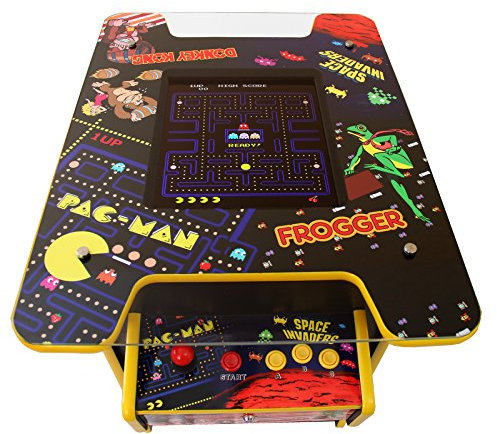 Monster Shop Macchinetta Sala Giochi Arcade Giochi Stile Retro 60 Giochi Vintage Opzione a 2 Giocatori Schermo LCD 19 Flipper